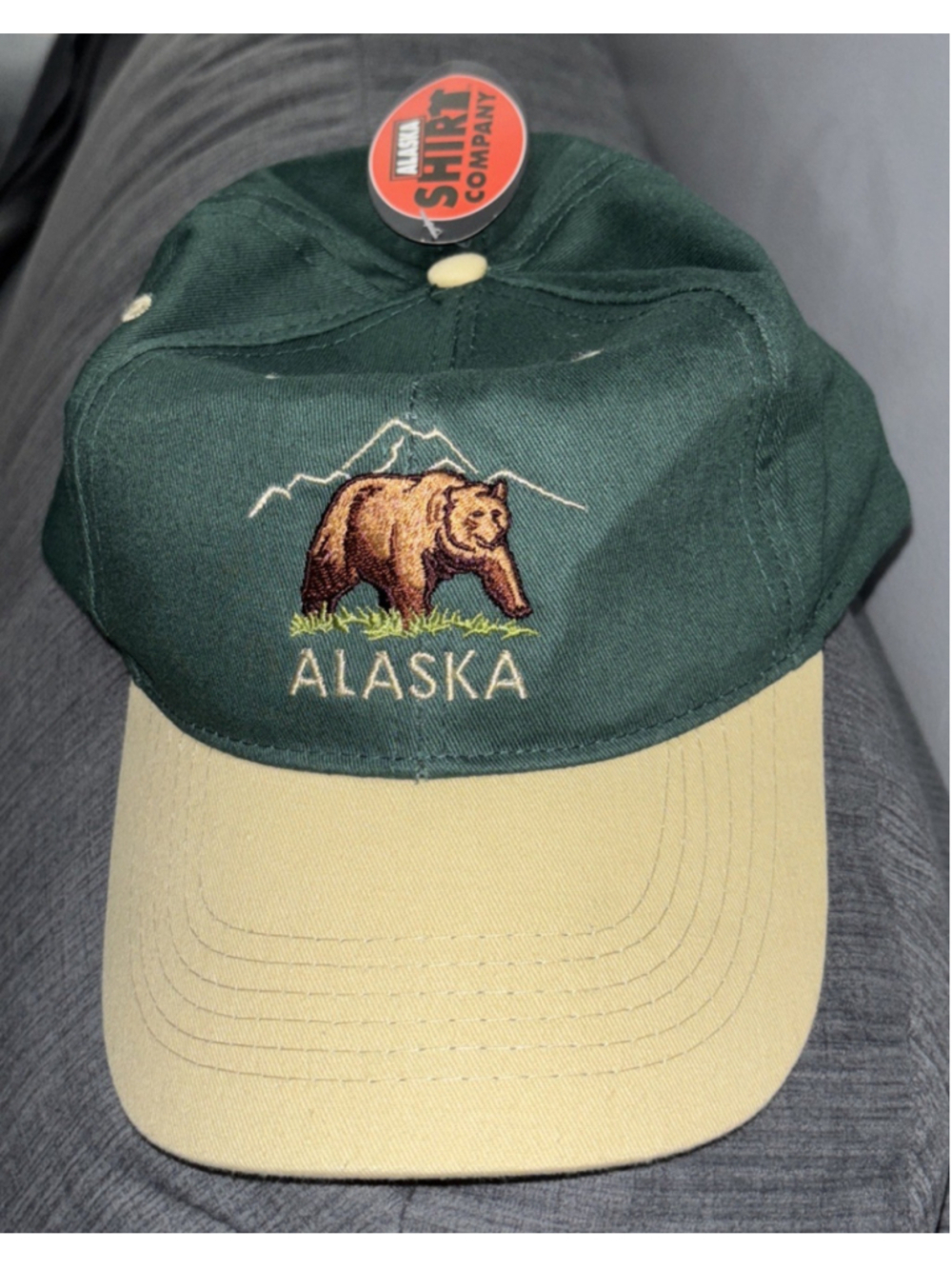Alaska Shirt Company Green/Tan Hat Snapback NWT
